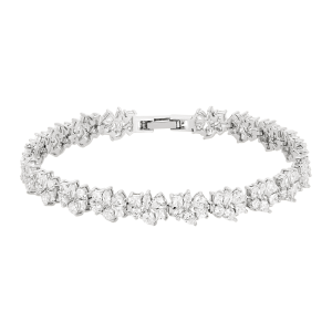 Silver Cubic Zirconia Fashion Bracelet