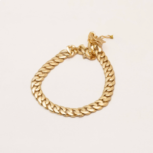 14k yellow gold cuban link bracelet