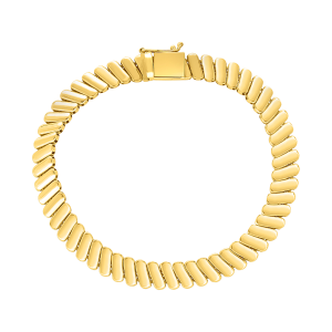 14K Yellow Gold 6.3mm Fashion Bracelet