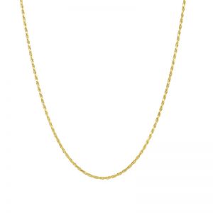 14k Yellow Gold 1.05 mm 20 Inch Rope Chain