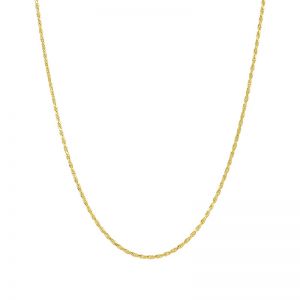 14k Yellow Gold 1.05 mm 24 Inch Rope Chain