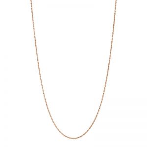 14k Rose Gold 1.05 mm 18 Inch Rope Chain