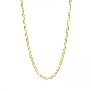 14k Yellow Gold 4.7 mm 24 Inch Comfort Curb Chain