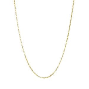 14k Yellow Gold 1.1 mm 18 Inch Rolo Chain