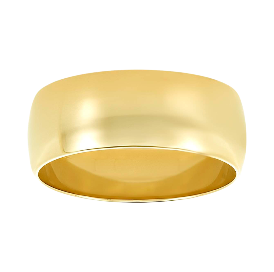 Plain 14k gold band 2025