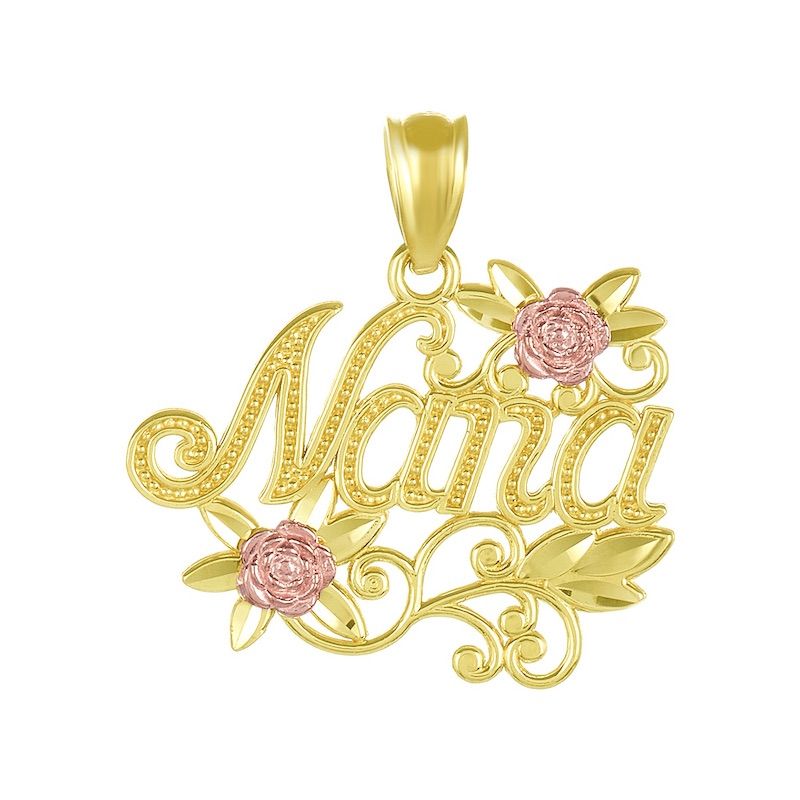Details about   14K Yellow Gold #1 Nana Charm Pendant MSRP $133 