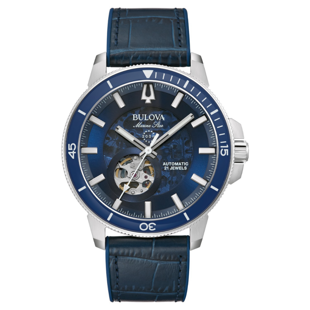 Bulova Marine Star Dial Blue Watch Men\'s