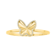 14k Gold Two Tone Butterfly Ring