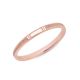14k Rose Gold Textured Stackable Ring