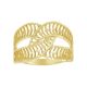 14K Yellow Gold Interlocking Design Ring