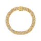 14K Yellow Gold 3 Carat Gold and Diamond Mesh Bracelet