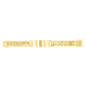 14k yellow gold miami cuban link id bracelet open view