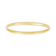 14K Yellow Gold 4.4mm Plain High Polish Bangle Bracelet