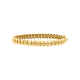 14k yellow gold miami cuban link bracelet front view