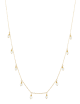 10k Yellow Gold Mini Pearl and Bead Necklace 