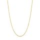 14k yellow gold 1.2mm 22-inch rope chain hanging view