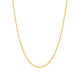 14k yellow gold 1.83mm rope diamond cut chain hanging view