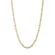 14k gold tri color 5mm 24-inch valentino chain hanging view