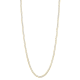 14k yellow gold 3.7mm pave curb chain hanging view