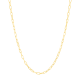 14K Yellow Gold Paperclip Link Chain