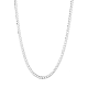 14K White Gold 3.6mm Comfort Curb Chain