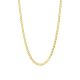 14k Yellow Gold 4.7 mm 22 Inch Comfort Curb Chain