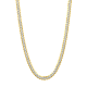 14K Yellow Gold 6mm 24-Inch Pave Tight Link Curb Chain