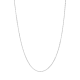 14k white gold .90mm 18-inch cable chain