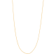 14K Yellow Gold 1.15mm 22-Inch Adjustable Wheat Chain