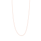 14K Rose Gold .8mm Cable Link Chain