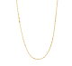 14k yellow gold fancy link chain hanging view