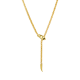 14K Yellow Gold Snake Wheat Necklace