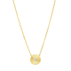 14K Two Tone Gold Heart Pendant Necklace
