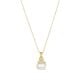 14k Yellow Gold Pearl Twist Necklace
