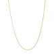 14k Yellow Gold 15 Inch Adjustable Cable Baby Chain