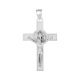 14K White Gold San Benito Crucifix