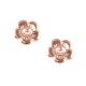 14k Rose Gold Flower Children's Earrings