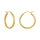 14K Yellow Gold 25mm High Polished Hoop Earrings