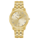bulova sutton gold tone with diamonds men's watch front view