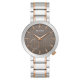 Bulova Futuro Grey Textured Dial with Rose Gold Women's Watch - 98L309