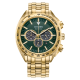 Citizen Carson Gold Tone Green Dial Chrono Men's Watch - CA4542-59X
