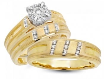 What is a Wedding Ring Trio Set?
